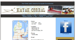 Desktop Screenshot of kayakcorral.com